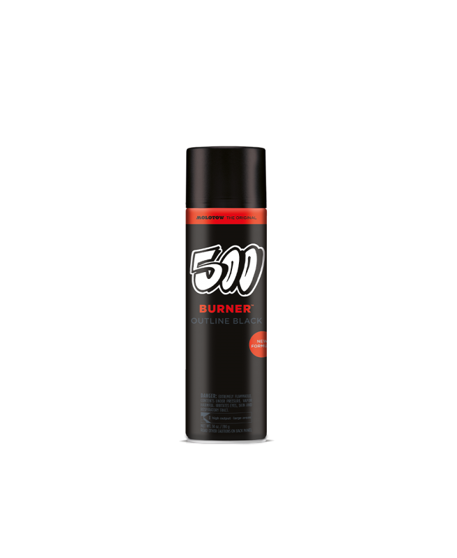 Molotow 500ml Outline Black – Czarny Spray do Detali