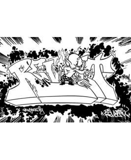 Graffiti Coloring Book vol.2