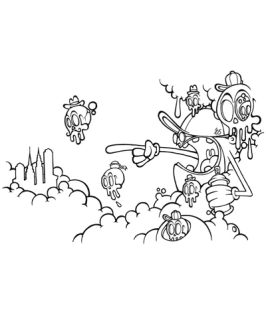Graffiti Coloring Book vol.2