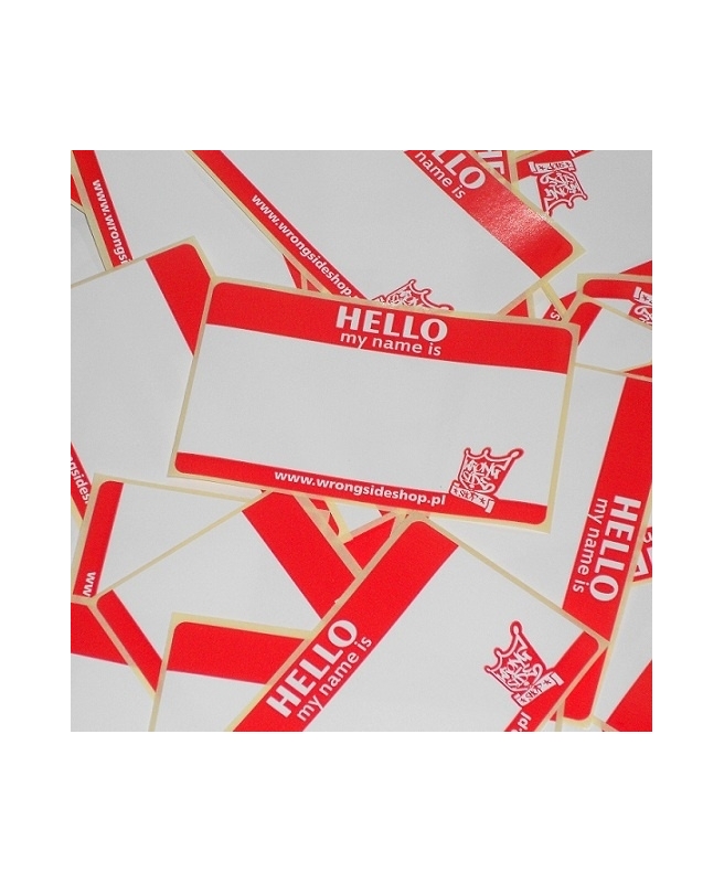 Hello My Name Is - Wlepki do Tagowania Dla Amatorów i Profesjonalistów